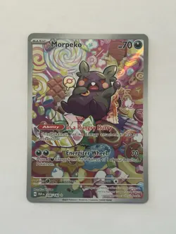 Morpeko 206/182 Paradox Rift Illustration Rare Holo Pokemon Card NM+ - Image 1