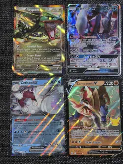 Pokemon EX GX V Lot Rayquaza Darkrai Noivern Zamazenta NM Ultra Rare Cards - Image 2