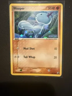 Wooper Reverse Holo 79/115 ex Unseen Forces 2005 Pokemon Card - Image 1