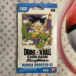 Dragon Ball Super Card Game Fusion World Manga Booster 01 Factory Sealed Goku - Image 1