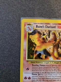 Pokemon Blaine's Charizard Holo Rare Card #2/132 Gym Challenge Set - LP - Image 2