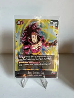 Dragon Ball Card Game Wish For Shenron Son Goku : DA FB07-010 Super Rare - Image 1