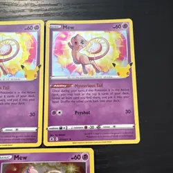5x- Pokemon TCG Mew Celebrations 011/025 Holo Holo Rare Card Lot - Image 4