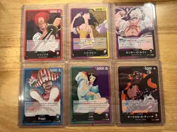 Lot Of One Piece Op09 English And Japanese Cards Adio SRs L Commons Shanks - Image 3