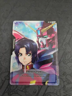 (English) Gundam Card Game RP-008 Promo Resource Card - Athrun Zala - Image 1