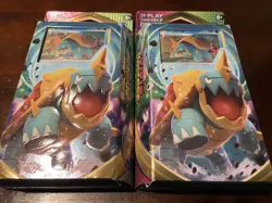 Two DREDNAW Theme Decks - SWSH Vivid Voltage SEALED Box (OFFICIAL Pokemon Cards) - Image 1