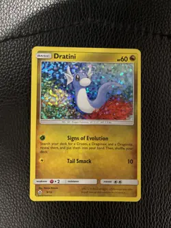 Dratini 9/12 McDonald's Collection 2018 Confetti Holo Promo 2018 Pokemon Card - Image 1