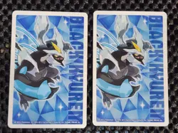 Cubchoo and Beartic Pokemon Japanese Black Kyurem Poker Playing Card 2012 NM - Image 2