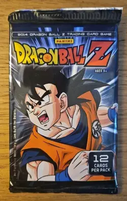 2014 Panini Dragon Ball Z TCG Factory Sealed Booster Pack (12 Cards Per Pack) - Image 1