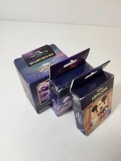 Disney Lorcana Elsa Deck Box With Elsa & Mickey Card Sleeves Brand New Unopened - Image 2