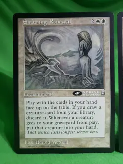 MTG Oversized 6x9 Promo - Enduring Renewal X2 - Image 2