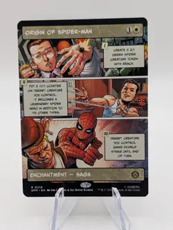 Magic the Gathering | Origin of Spiderman Borderless | Pack fresh NM - Image 1