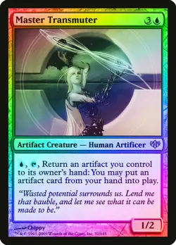 Master Transmuter FOIL Conflux PL/EX Artifact Blue Rare MAGIC MTG - Image 1