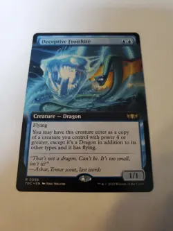 Deceptive Frostkite (Extended Art) Commander: Tarkir: Dragonstorm Regular - Image 1