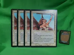 MTG Oversized 6x9 Promo - Serra Angel x4 - Image 1