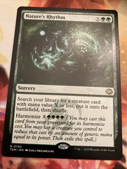 MTG Tarkir Dragonstorm R Nature's Rhythm #0150 - Image 1