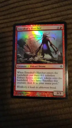 Magic: the Gathering / MtG Foil Emrakul's Hatcher x1 Rise of the Eldrazi - Image 1