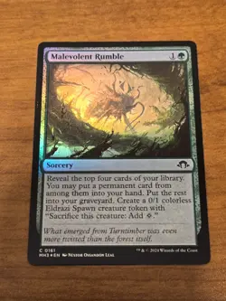 MTG Modern Horizons 3 - Malevolent Rumble - MH3 161 - FOIL - Image 1