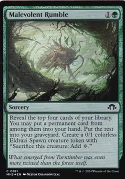 MTG Modern Horizons 3 - Malevolent Rumble - MH3 161 - FOIL - Image 2