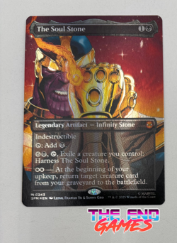 The Soul Stone (Borderless) Marvel's Spider-Man Foil Near Mint 0243 HOT SALE! - Image 1