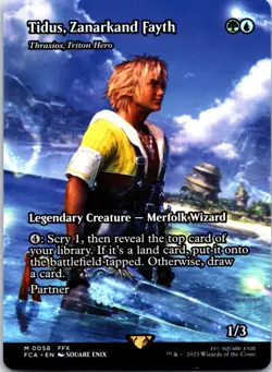 Tidus, Zanarkand Fayth - Thrasios, Triton Hero (Showcase) 58 FCA NM MTG - Image 1