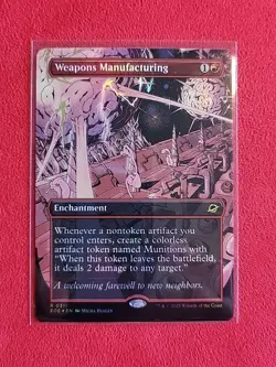 🌟 Rare 🌟 Weapons Manufacturing (Borderless) Edge of Eternities Foil EoE 311 - Image 1