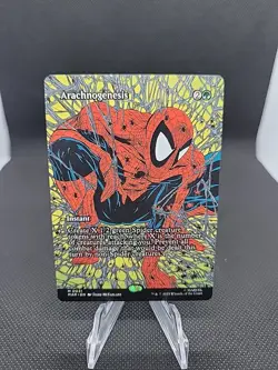 Arachnogenesis (Borderless) - Spider-Man - Magic: The Gathering 0031 NM - Image 1