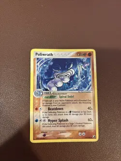 Pokemon TCG Poliwrath EX Unseen Forces 11/115 Reverse Holo Holo Rare - Image 1