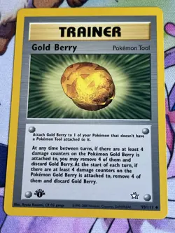 Gold Berry - 1st ed Edition Neo Genesis 93/111 2000 NM Pokemon WOTC - Image 1