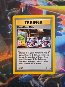 Pokemon Moo-Moo Milk 101/111 1st Edition Neo Genesis Common - Image 1