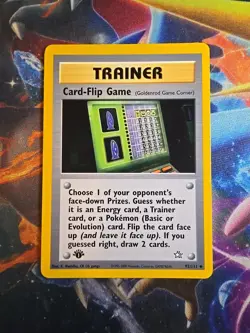 Pokemon Card-Flip Game 92/111 1st Edition Neo Genesis Uncommon Nm - Image 1