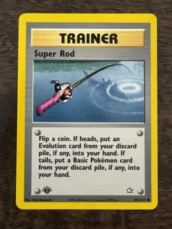 Super Rod 103/111 Neo Genesis 1st Edition - LP+ Pokemon TCG WOTC 2000 - Image 1