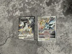 Pokemon TCG Arceus Vstar & V Metal Cards - Image 1