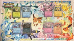 Pokemon TCG (Costco) Cosmos Holo Prismatic Evolutions - All 8 Eeveelutions - NM - Image 1