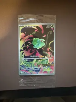 Pokemon Bulbasaur IR Mega Evolution 133/132 English - NM- BOX TOPPER SEALED - Image 1