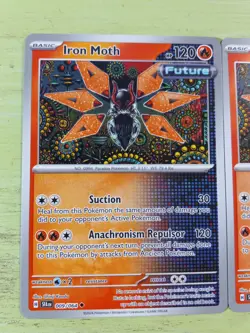Lot of 2 Pokemon TCG; Scarlet & Violet Shrouded Fable - (×2) Iron Moth 09/64 - Image 2
