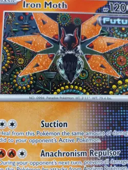 Lot of 2 Pokemon TCG; Scarlet & Violet Shrouded Fable - (×2) Iron Moth 09/64 - Image 4