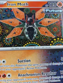 Lot of 2 Pokemon TCG; Scarlet & Violet Shrouded Fable - (×2) Iron Moth 09/64 - Image 5