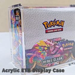 Pokemon Booster Box Acrylic Case Magnetic Protective Display Anti-Drop Storage - Image 2