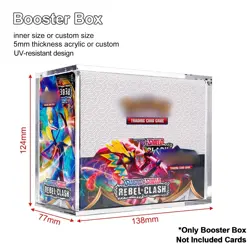 Pokemon Booster Box Acrylic Case Magnetic Protective Display Anti-Drop Storage - Image 3