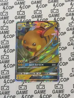 Pokemon TCG Black Star Promo SM213 - Raichu GX - Ultra Rare - NM/M Top Loader - Image 1