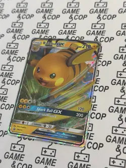 Pokemon TCG Black Star Promo SM213 - Raichu GX - Ultra Rare - NM/M Top Loader - Image 2