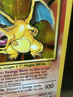 Pokemon TCG CHARIZARD HOLO #004/102 Base Set - RARE - Image 3