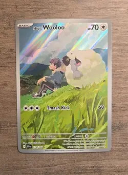 Pokemon TCG Hop's Wooloo 170/159 Journey Together Full Art NM - Image 1