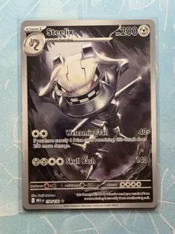 TCG Pokemon IR Steelix 150/132 Me01: Mega Evolution Holo - Image 1