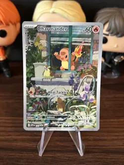 Pokemon TCG Charmander 044 Black Star Promo Obsidian Flames Illustration Rare - Image 1