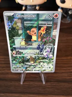 Pokemon TCG Charmander 044 Black Star Promo Obsidian Flames Illustration Rare - Image 2