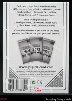 2025 Yu-Gi-Oh! Mega Pack Tin Bundle #MP25 1st Edition Factory Sealed Box - Image 3