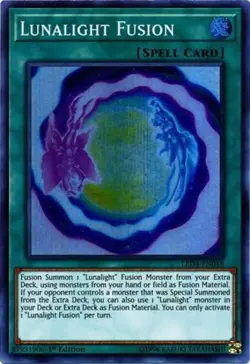 Yugioh! Lunalight Fusion - LED4-EN048 - Super Rare - 1st Edition Near Mint, Engl - Image 1