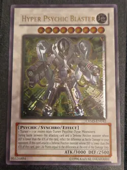 Yugioh! Hyper Psychic Blaster - CRMS-EN042 - Ultimate Rare - Near Mint / NM - - Image 1